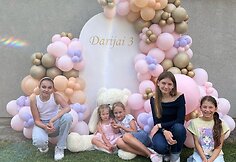 Luko ir Melinos  Lekavičių dukrai Darijai &ndash; 3 metukai