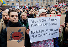 Protestas „Šalin rankas nuo laisvo žodžio!“