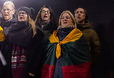 Trečiadienio protestas &bdquo;&Scaron;alin rankas nuo laisvo žodžio!&ldquo;