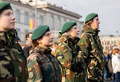 Šaulių priesaikos ir jaunųjų šaulių pasižadėjimo ceremonija