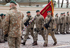 Lietuvos kariuomenės karių grįžusių iš tarptautinės NATO vadovaujamos operacijos Kosove sutikimo ceremonija