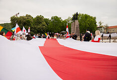 Solidarumo mitingas su Baltarusijos politiniais kaliniais