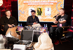 Comic Con pokalbis su Dovu Vyšniausku ir Gintaru Linkevičiumi