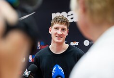 Kasparas Jakučionis jaunųjų krepšinio talentų stovykloje