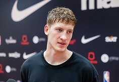 Kasparas Jakučionis jaunųjų krepšinio talentų stovykloje