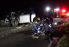 Avarija prie Leičių kaimo