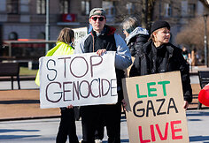 Palestinos palaikymo akcija