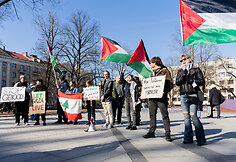 Palestinos palaikymo akcija