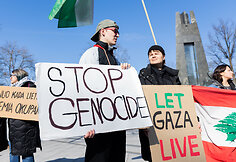 Palestinos palaikymo akcija