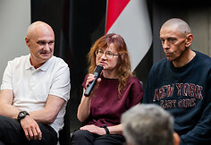 Sviatlanos Cichanouskajos ir Siarhejaus Cichanouskio spaudos konferencija