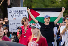 Protestas &bdquo;Leiskit Gazai gyvent&ldquo;