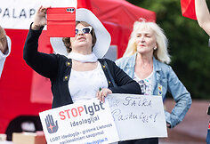 Protestas prie&scaron; LGBT eitynes