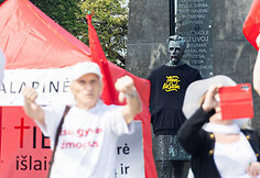 Protestas prie&scaron; LGBT eitynes