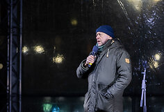 Protestas prie Seimo: &bdquo;De&scaron;imt tylos minučių" 
