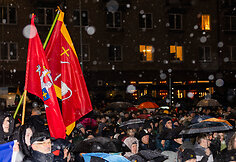 Protestas prie Seimo: &bdquo;De&scaron;imt tylos minučių" 