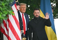 Trumpas susitiko su Zelenskiu