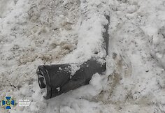 Rusijos „Orešnik“ raketos nuolaužos