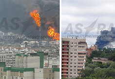 Ukrainos dronai atakavo Maskvos naftos perdirbimo gamyklą