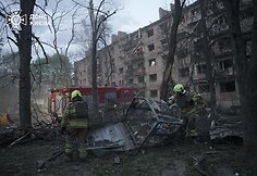 Rusijos atakos padariniai Kyjive