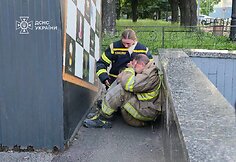 Rusijos atakos padariniai Kyjive