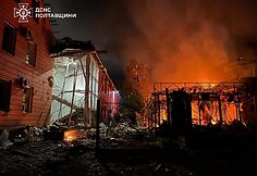 Rusijos atakos padariniai Poltavoje