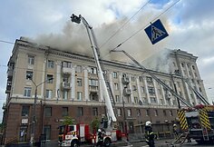 Rusijos atakos padariniai Dnipre