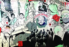 Maironio lietuvių literatūros muziejaus ekspozicijos fragmentas
