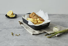 Kepta žuvis su bulvytėmis Fish&chips