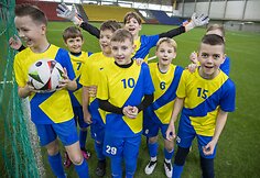 Istorinis įvykis &ndash; su &bdquo;Lidl&ldquo;: net 11 vaikų i&scaron; Lietuvos lydės UEFA EURO 2024 futbolininkus