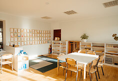 Montessori akademijos klasė