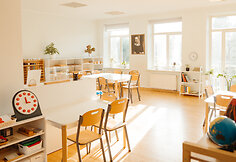Montessori akademijos klasė