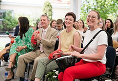 Inga Jablonskė, Brianas Olley, Ona Vysniauskaitė ir Erin Gainer 