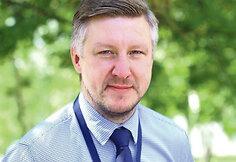 Respublikinės Panevėžio ligoninės direktoriaus pavaduotojas medicinai M. Vaitkus. A. Švelnos nuotrauka