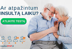 Ar gali atpažinti INSULTĄ LAIKU? 