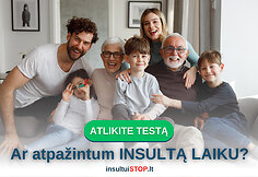 Ar gali atpažinti INSULTĄ LAIKU? 