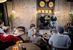 &bdquo;Perklausų&ldquo; su Vaidu Baumila akimirka