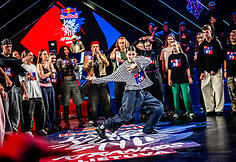 &Scaron;okių kovų &bdquo;Red Bull Dance Your Style&ldquo; akimirka