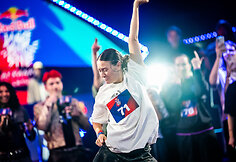 &Scaron;okių kovų &bdquo;Red Bull Dance Your Style&ldquo; akimirka