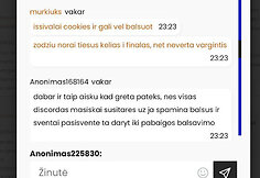 Noros Blu komandos surinktas įra&scaron;as