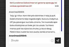 Noros Blu komandos surinktas įra&scaron;as