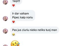 Verslininkės paviešintos žinutės
