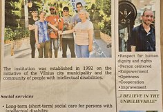Dalyvavimas Europos socialinių paslaugų tinklo (European Social Services) finale, reprezentacinis stendas