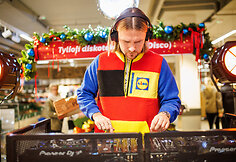 Akimirkos i&scaron; &bdquo;Silent Disco&ldquo;, vykusio &bdquo;Lidl&ldquo; 