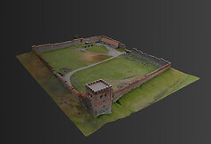 Medininkų pilies 3D vizualizacija
