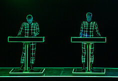 „Kraftwerk“ koncerto akimirka