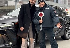 Igorio Jarmolenkos vaizdo klipo filmavimo akimirka