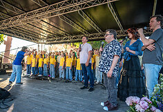 Renginio „Opera su džinsais“ akimirka