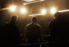 Vaizdo klipo filmavimo akimirka