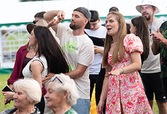 Gimininės Rūtelių kaime su grupe „Žemaitukai“ /Foto: Mantas Stankevičius