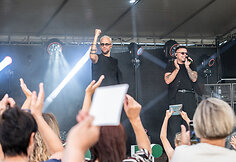 Gimininės Rūtelių kaime su grupe „Žemaitukai“ /Foto: Mantas Stankevičius